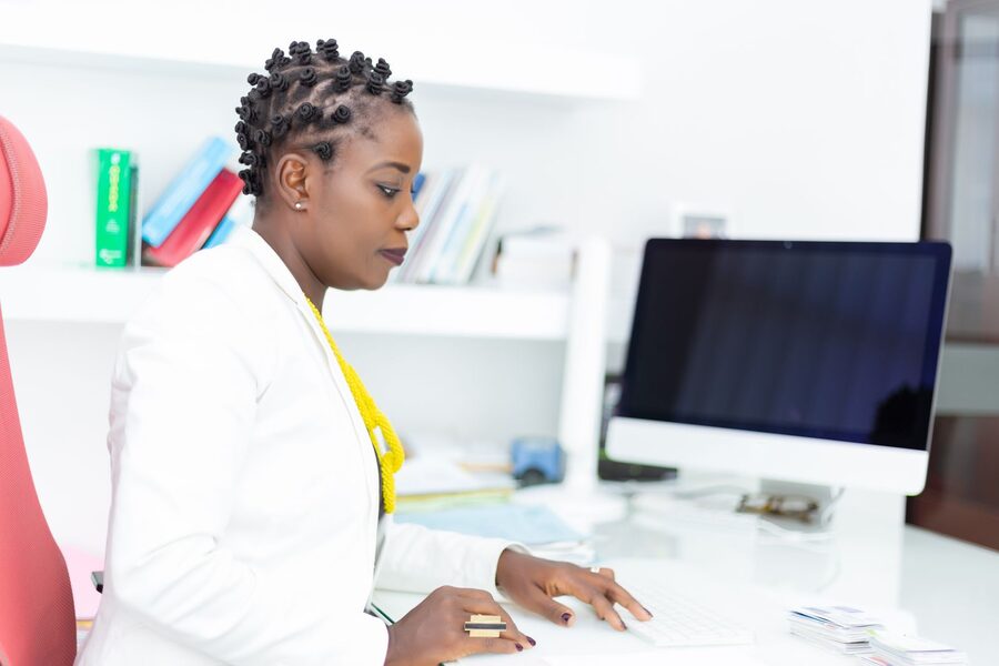 Researcher examining AI system behaviour